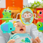 Bright Starts infant bouncer non-slip stability feet detail