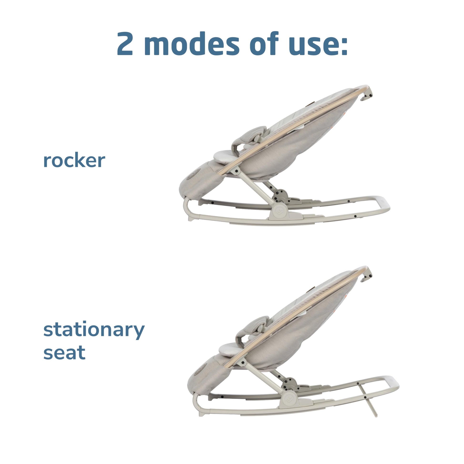 Maxi-Cosi Kori baby bouncer in folded flat storage position