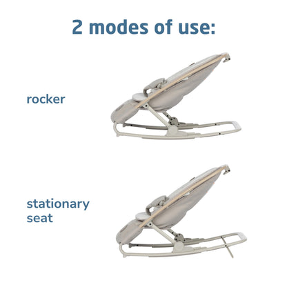 Maxi-Cosi Kori baby bouncer in folded flat storage position