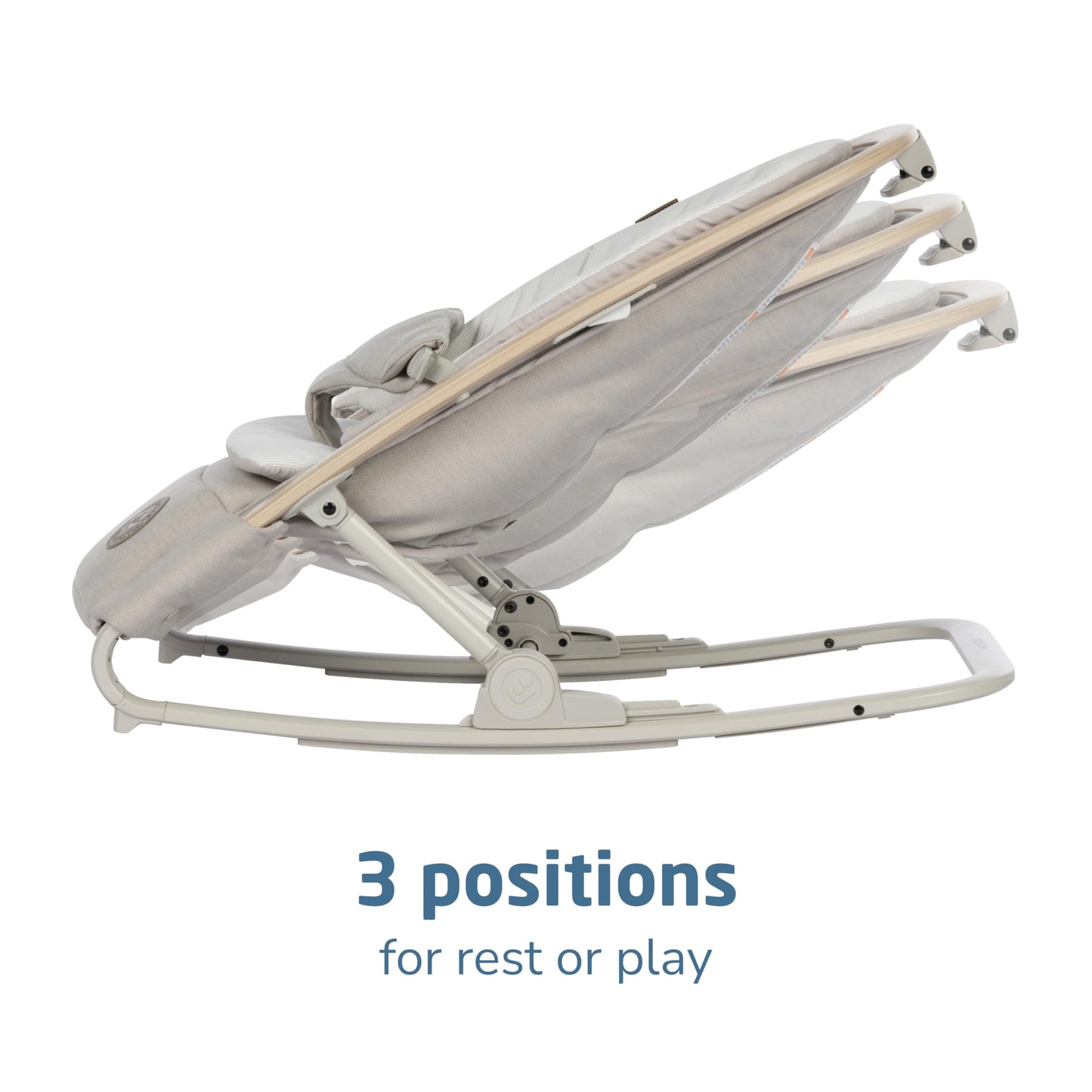 Top view of baby sitting in the Maxi-Cosi Kori infant seat