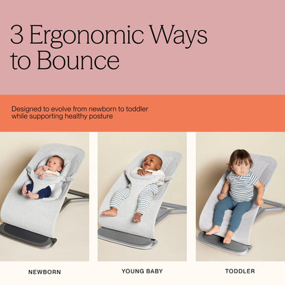 Ergobaby Evolve bouncer folded flat for storage