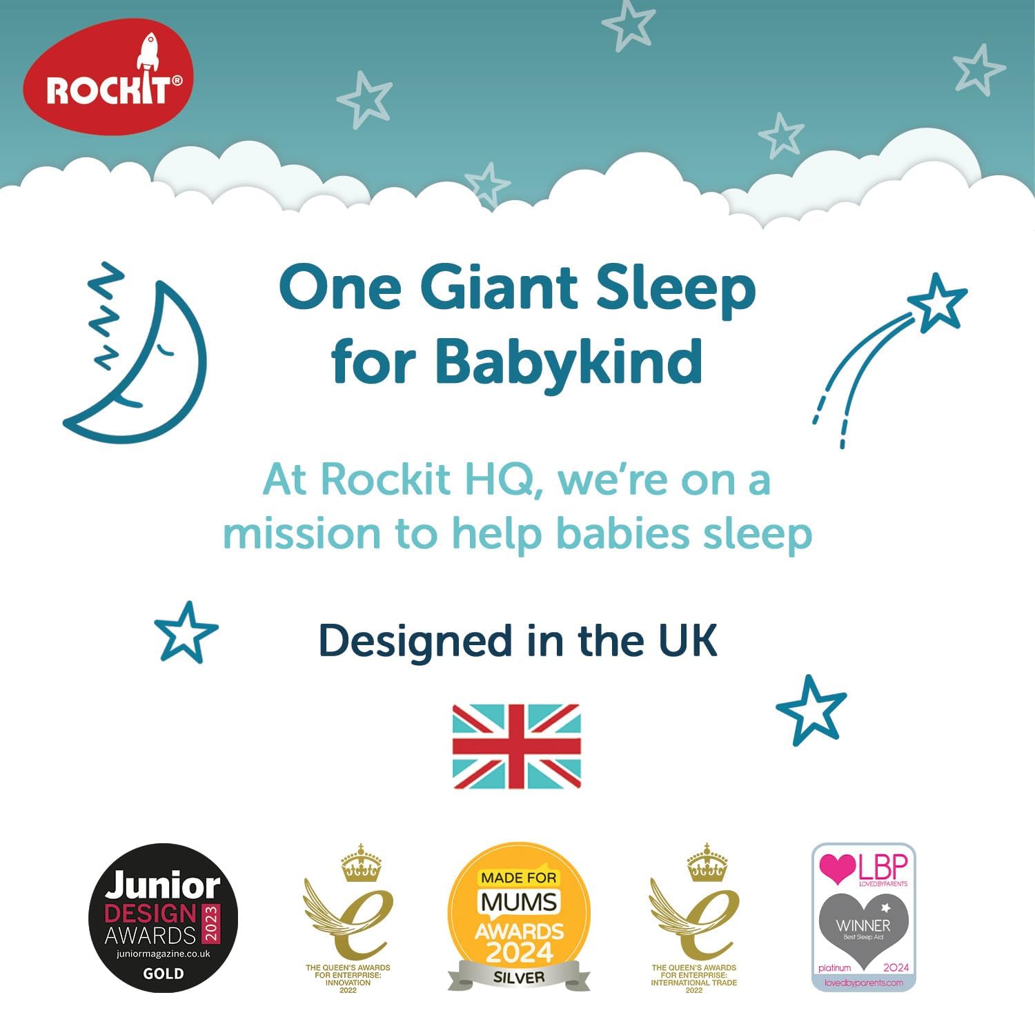 Rockit baby rocker original retail packaging