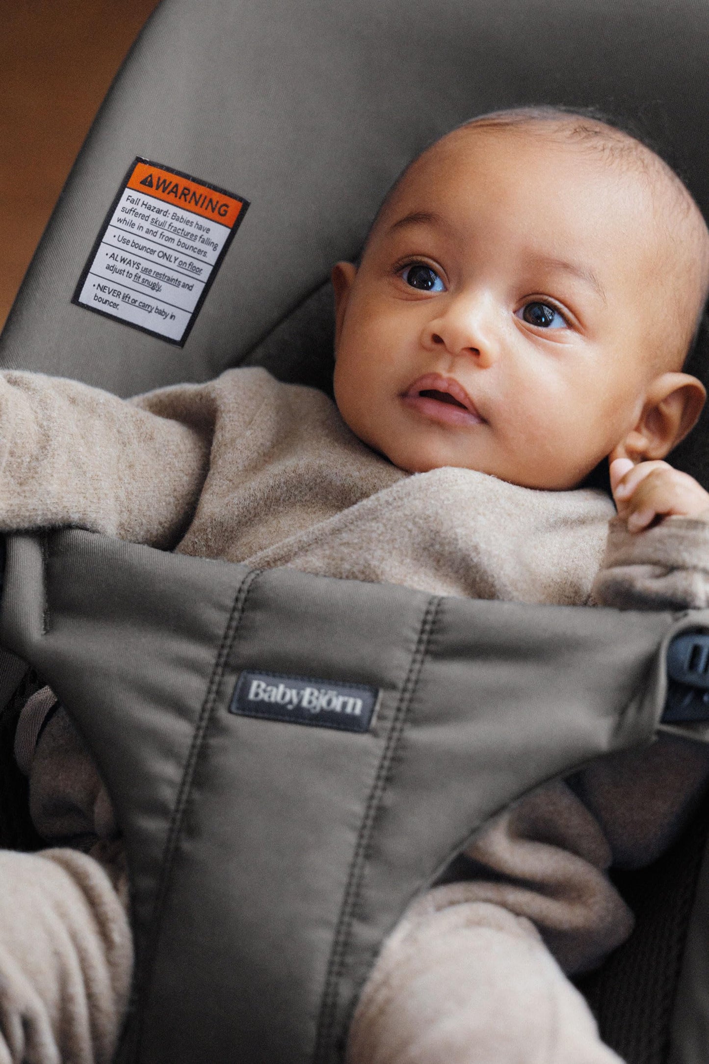 BabyBjörn Bouncer Balance Soft in newborn bouncer position