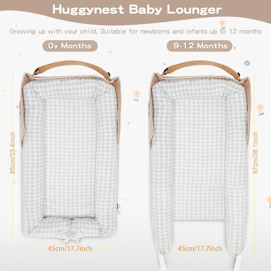 Ivelect portable baby nest with carry bag