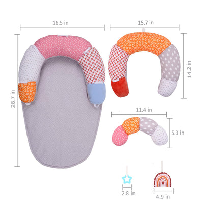 Portable Miimer baby support mat folded for travel