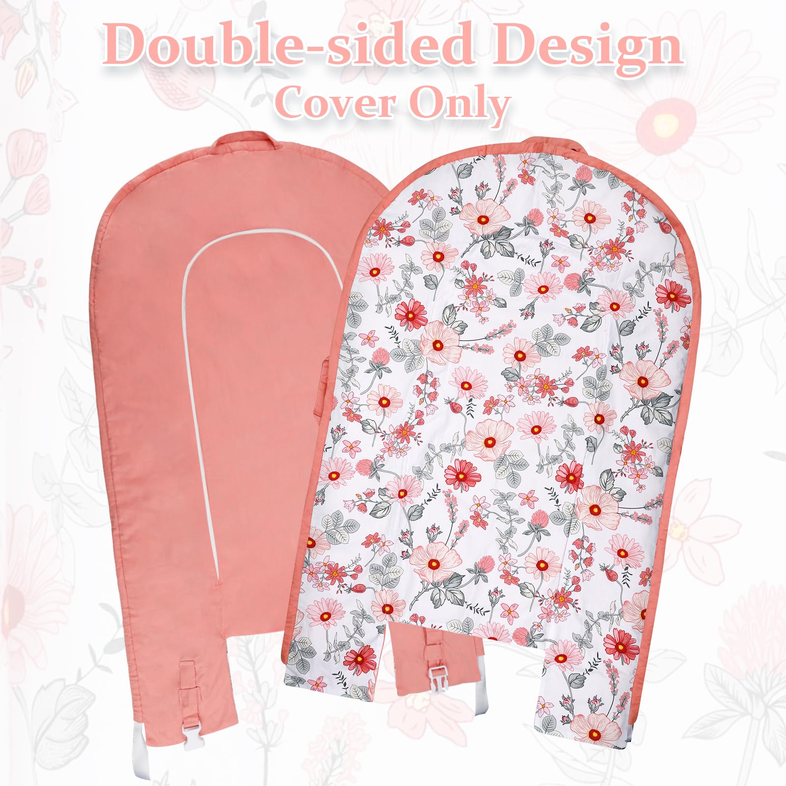 Soft organic cotton texture of Dayeeball baby nest cover