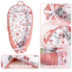 Dayeeball spare pink baby sleep pod cover zipper detail