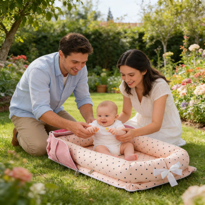 Perfuw baby lounger flat view for tummy time