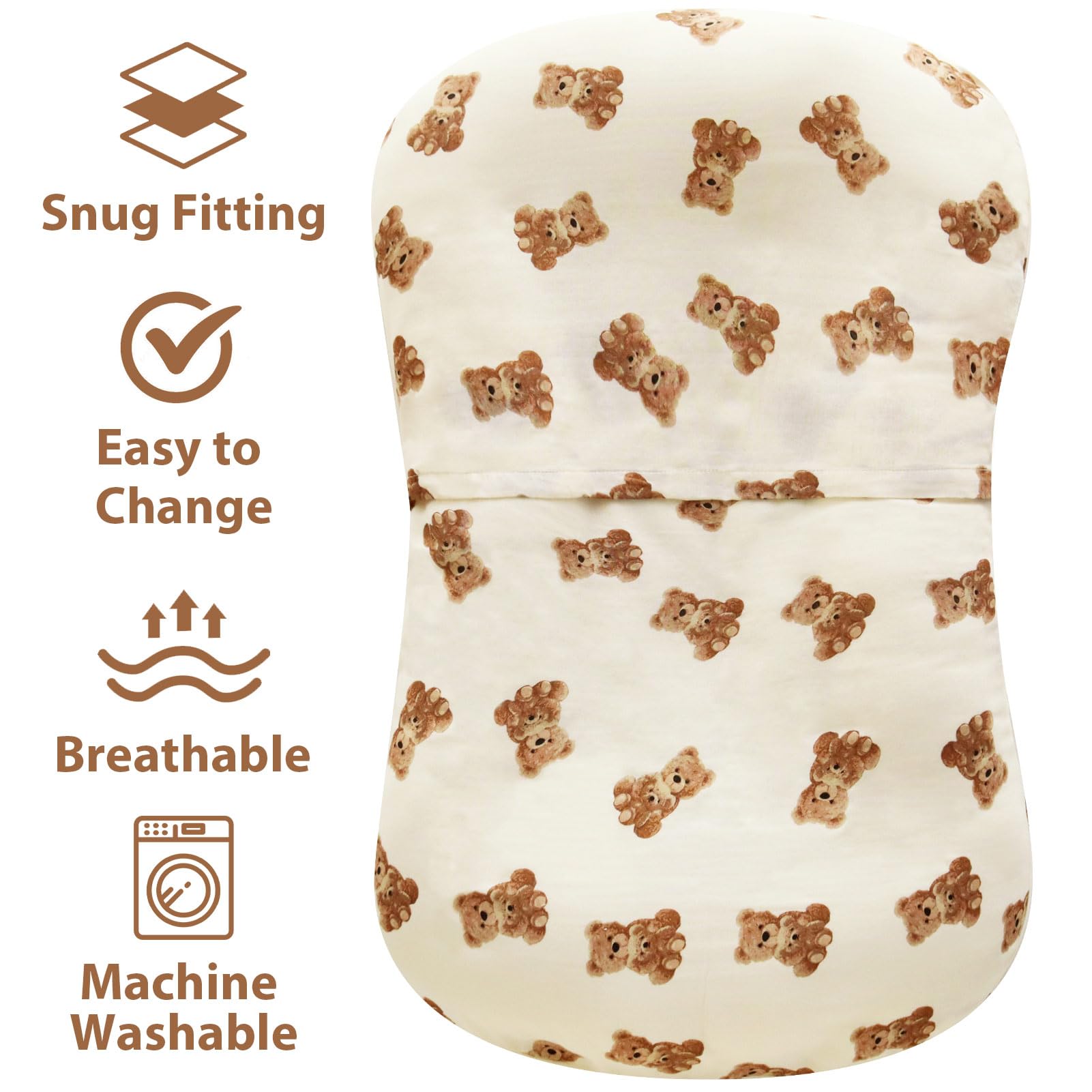 Rear view of the LifeTree lounger cover showing the envelope closure