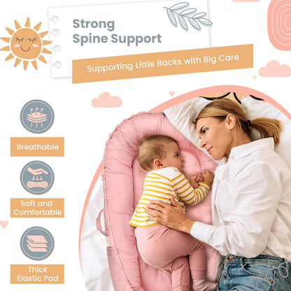 Portable baby nest for supervised play