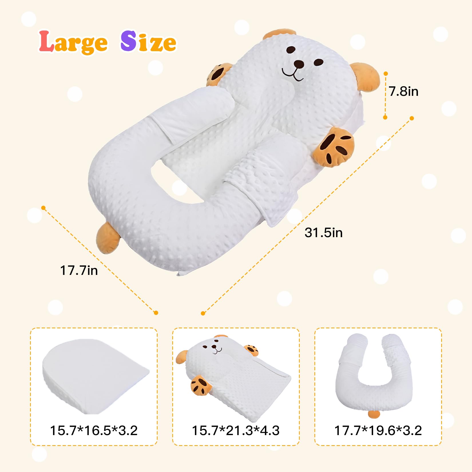 Zixnexkoo baby lounger packaging and product details