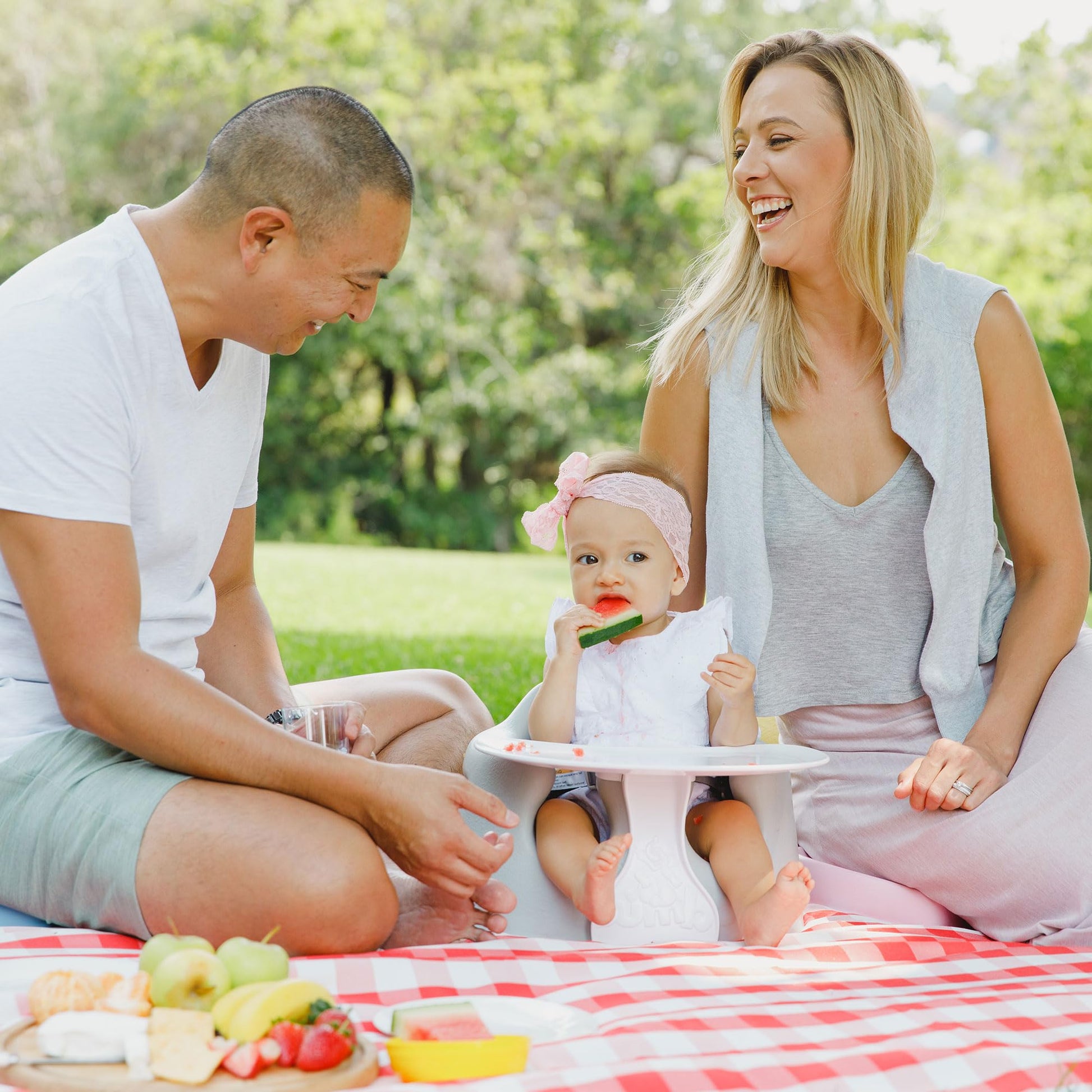 Bumbo play tray for baby feeding and activity