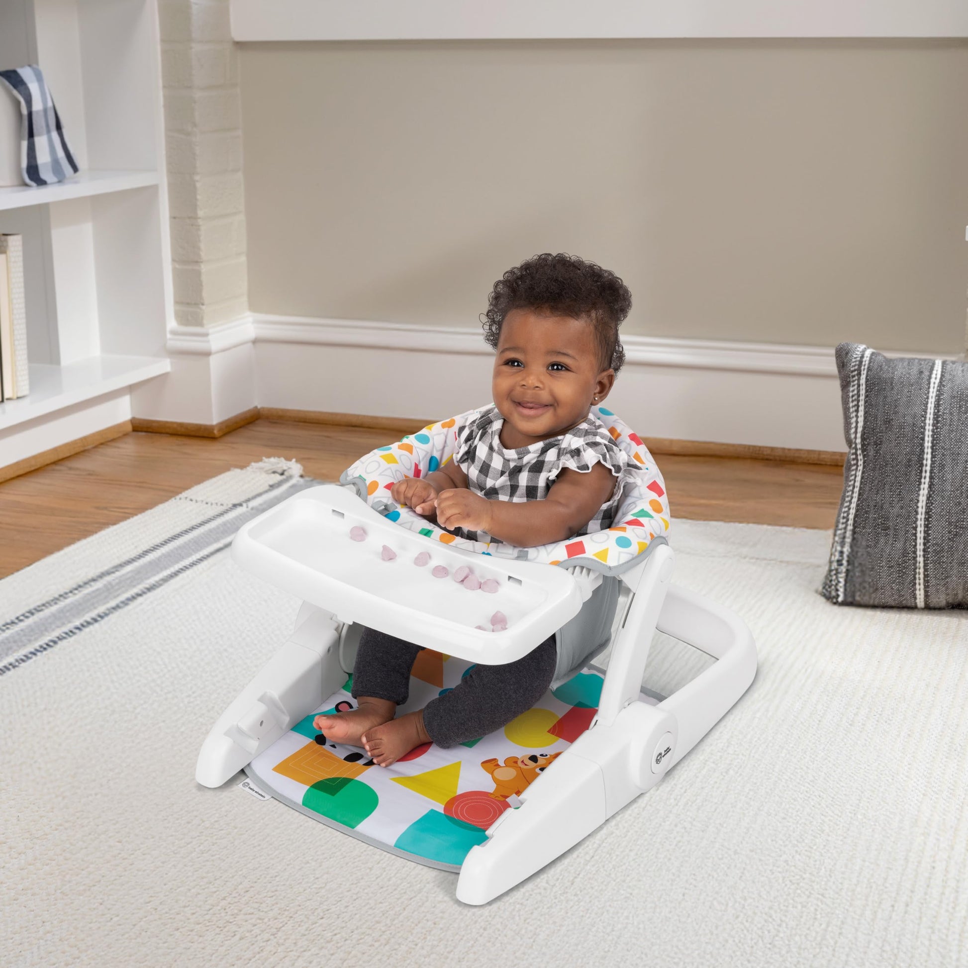 Baby Einstein 2-in-1 seat folded flat for storage