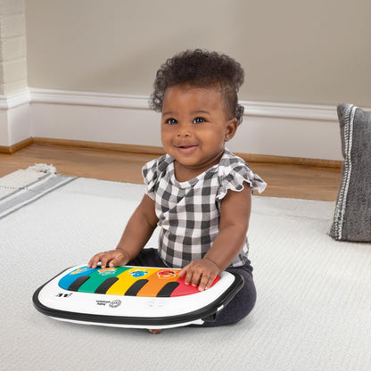 Baby Einstein floor seat cushion and texture details