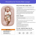 Vicorise baby support cushion close up detail