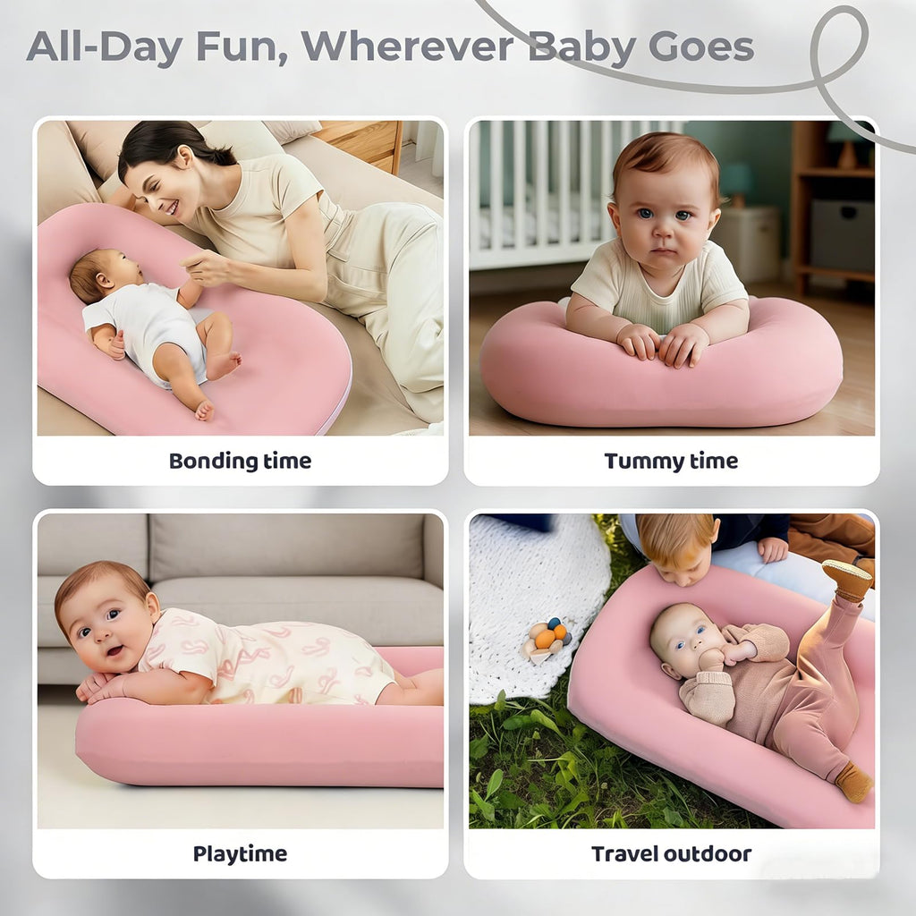 Vicorise baby lounger packaging and accessories