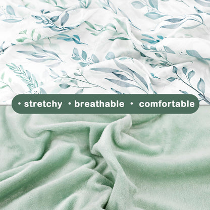 Reversible baby lounger slipcover fabric texture close up