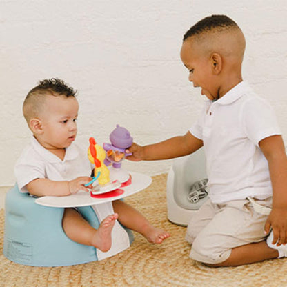 Top down view of Bumbo floor seat tray