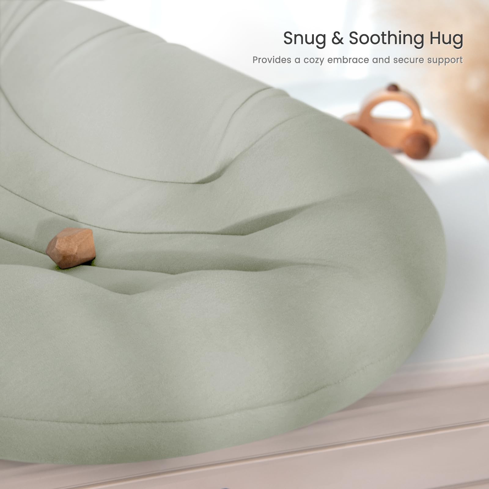 Close up of breathable skin-friendly fabric texture