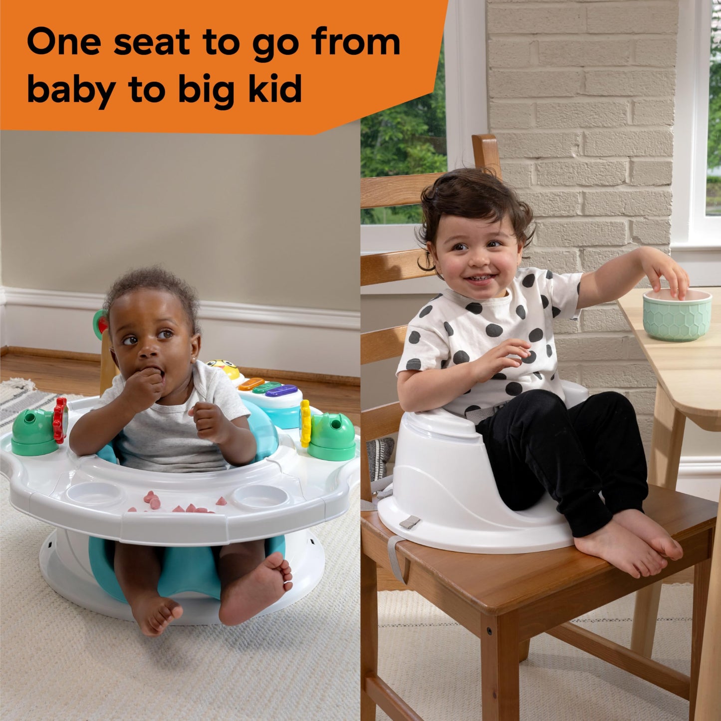 Close up of the Baby Einstein musical toy station and piano keys