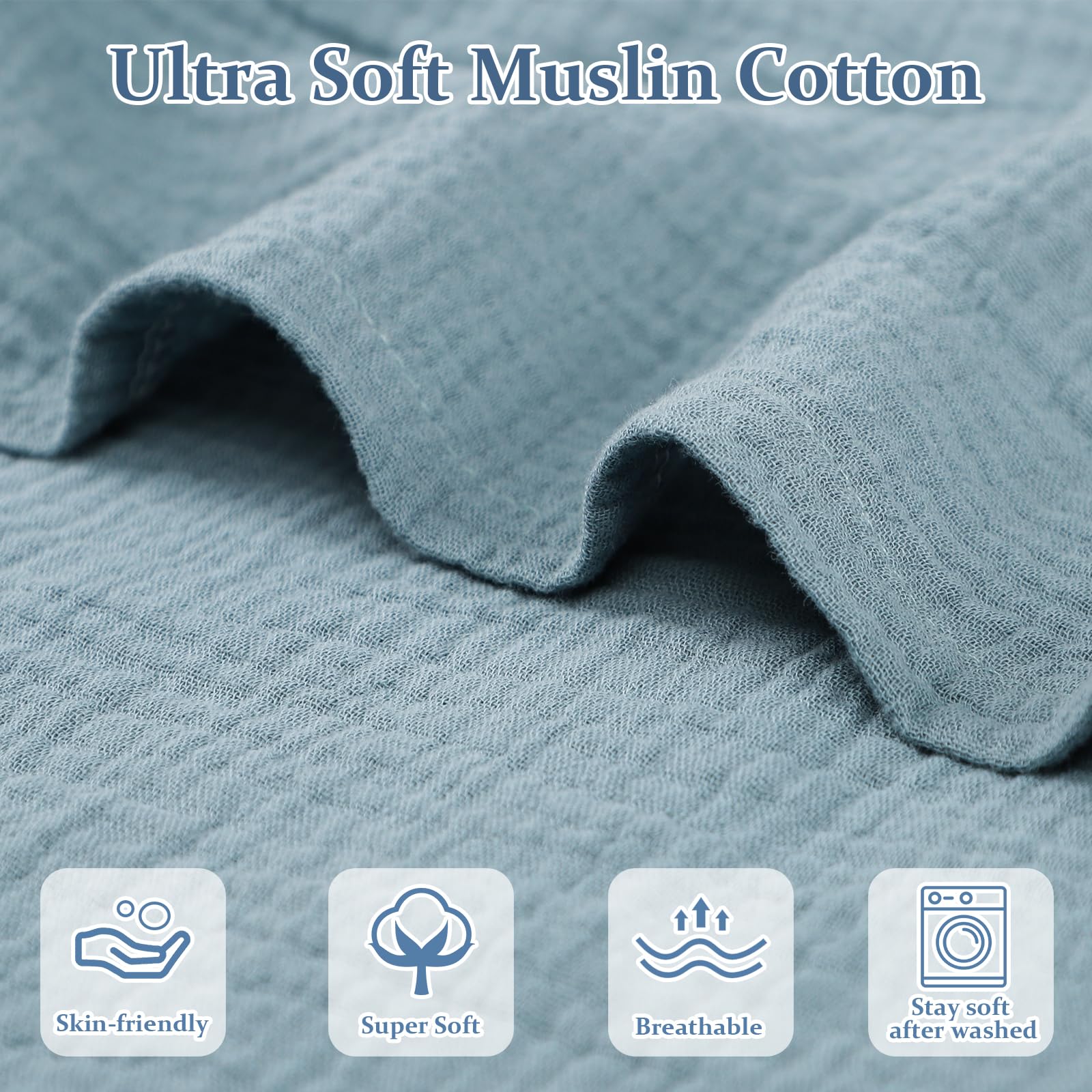 Close up of organic cotton fabric texture on Hooyax lounger cover