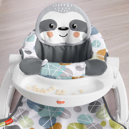 Fisher-Price portable infant chair folded for travel