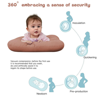 Lucakuins portable baby lounger for home and travel