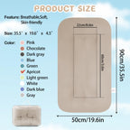 PGONEEE Lucakuins baby lounger top view showing dimensions
