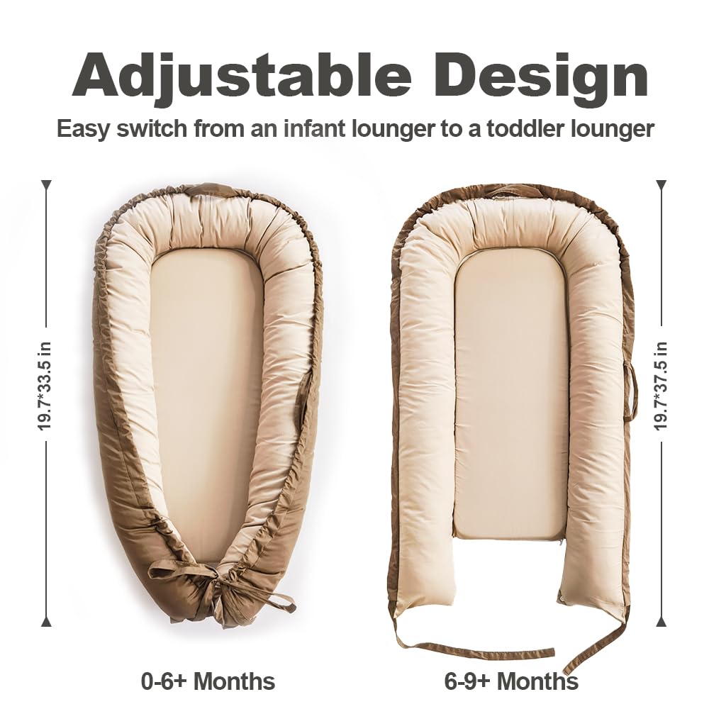 Reverse side view of Love Mage reversible baby floor seat