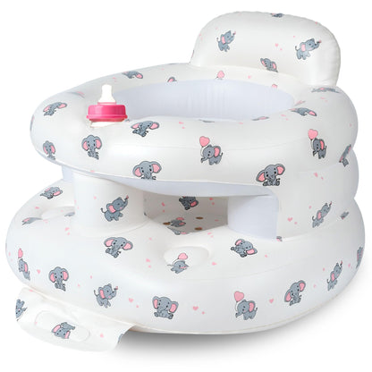 Compact folded view of CandyHome travel baby seat