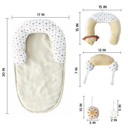 Aila+Aiden baby floor seat support cushion for infant development