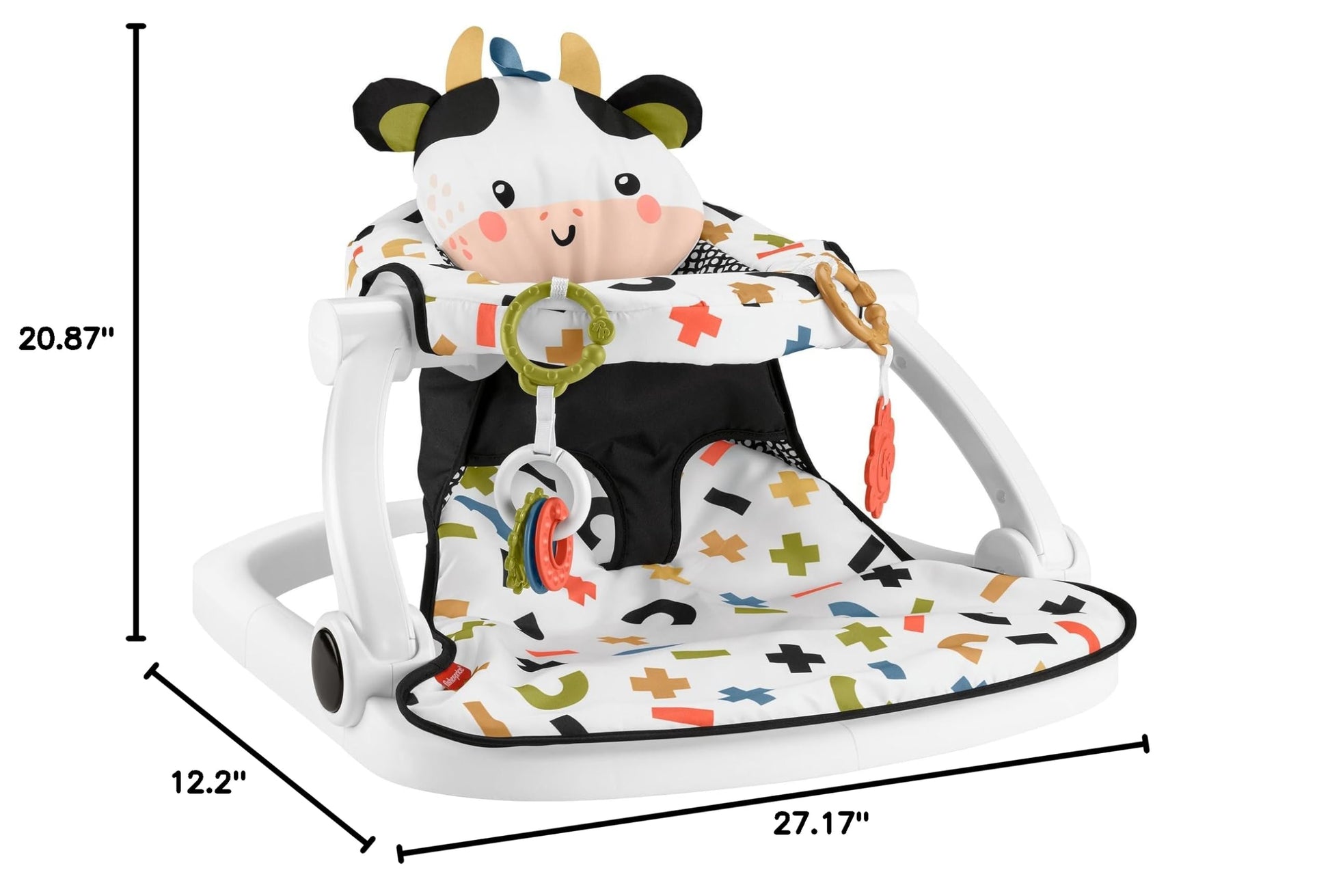 Fisher-Price newborn developmental seat soft fabric details