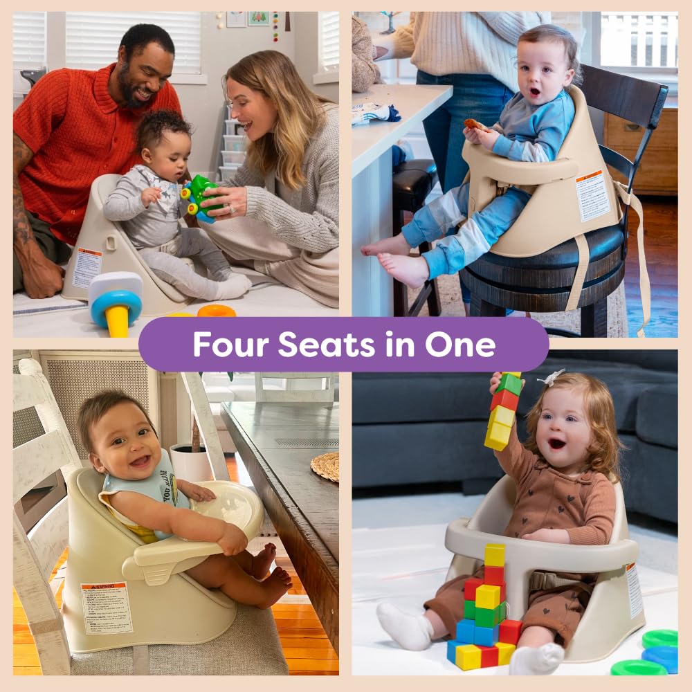 Side profile of Boppy Proper Posture Seat showing back support