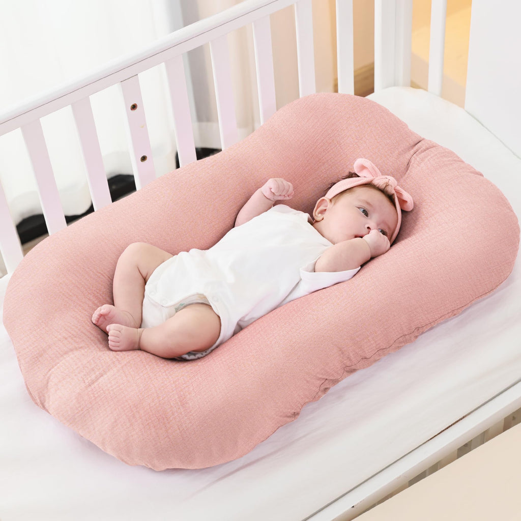 Funupup baby lounger cover complete set angle view