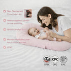 Aila + Aiden baby lounger showing adjustable buckle and breathable fabric texture