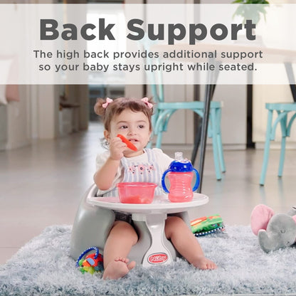 Side profile of Nuby My Floor Seat for infants