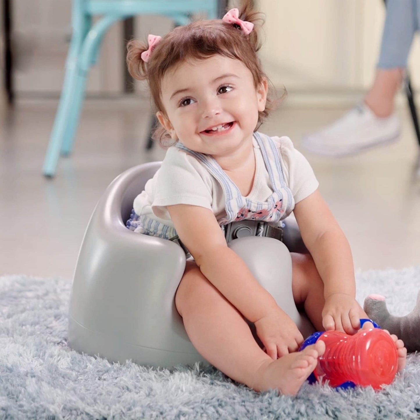 Top view of Nuby soft foam baby chair seat