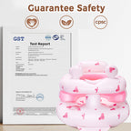 Ptlruzk inflatable baby seat angled side profile view