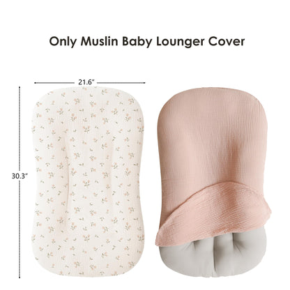 Envelope closure detail on MairMore baby lounger cover
