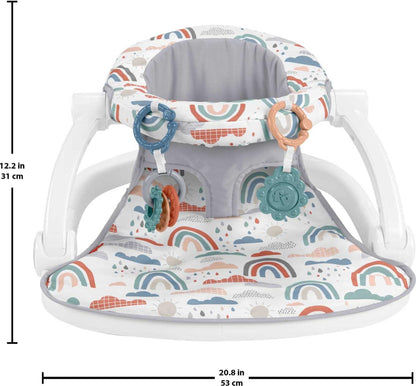 Fisher-Price baby floor seat sturdy wide base design