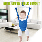 Adjustable strap detail on toddler doorway jumper