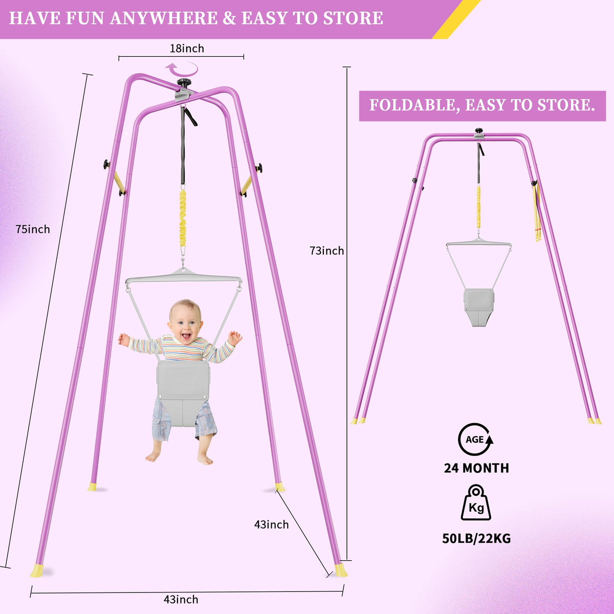EL&IT·Wings baby jumper spring mechanism detail