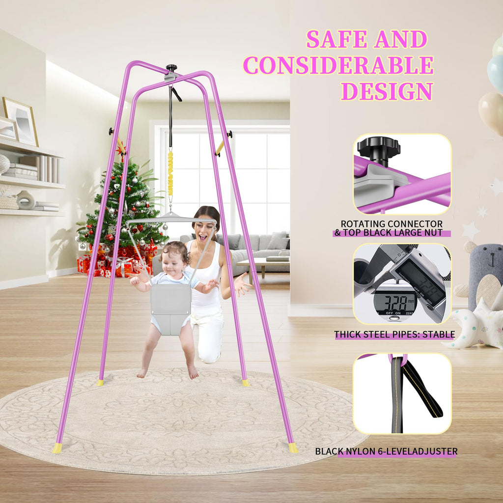 EL&IT·Wings purple baby exerciser full assembly