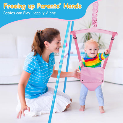 Kiriner baby exerciser showing stainless steel springs