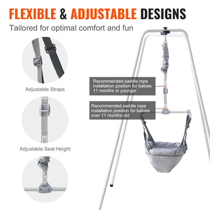 Vevor baby jumper folding mechanism for storage