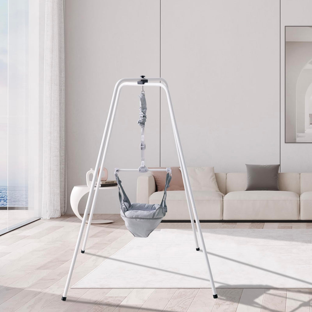 Vevor infant exerciser standing on floor setup