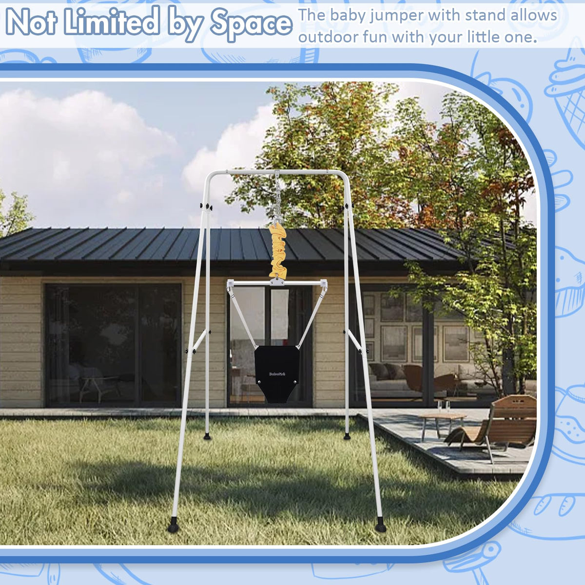 Abdtech infant jumping swing assembled fully