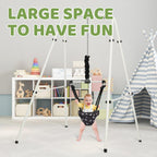 Hapbabe foldable baby jumper steel stand detail