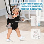 Cowiewie baby activity center configured as walking harness