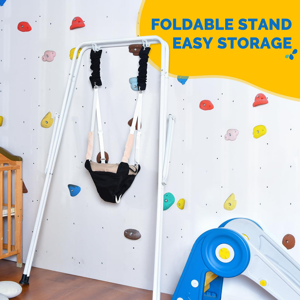 Hapfan toddler swing attachment set up for outdoor play